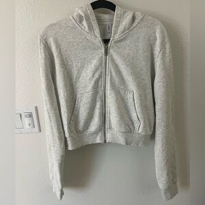 H&M Cropped Basic Hoodie